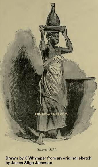 Slave girl, from a sketch by James Sligo Jameson.